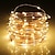 ieftine Fâșii LED-10m Bare De Becuri LED Rigide Fâșii de Iluminat 100 LED-uri 1set Alb Cald Alb Crăciun decor de nunta Baterii alimentate