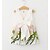cheap Casual Dresses-Toddler Little Girls&#039; Dress Floral Daily Holiday Embroidered White Sleeveless Elegant &amp; Luxurious Dresses Summer Regular Fit