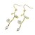 cheap Earrings-Women&#039;s Drop Earrings Leaf Flower Ladies Fashion Earrings Jewelry Gold For Gift Date