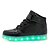 ieftine Adidași Bărbați-Bărbați / Unisex Lumina pantofilor Vară / Toamnă LED Casual În aer liber Adidași PU Alb / Negru / Auriu / EU40