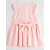 رخيصةأون فساتين-الفتيات بدون كم خملة الجاكوارد 3D الجرافيك المطبوع فساتين أساسي فستان الصيف طفل صغير مناسب للبس اليومي عادي