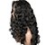 baratos Perucas de cabelo humano-Virgin Human Hair Lace Front Wig Layered Haircut style Brazilian Hair Loose Wave Black Wig 130% Density with Baby Hair Natural Hairline For Black Women Women&#039;s Long Human Hair Lace Wig Aili Young Hair