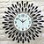 abordables Horloges murales modernes/contemporaines-Horloge murale en fer à motif goutte d&#039;eau moderne de 24 &quot;