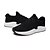 voordelige Herensneakers-Voor heren Sportschoenen Comfort schoenen Sportief Wandelen PU Zwart goud zwart / wit Grijs Herfst Lente / EU42