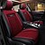 cheap Car Seat Covers-ODEER Car Seat Covers Seat Covers Black / Red Textile / PU Leather Common For universal All years All Models