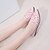 baratos Sapatilhas de mulher-Mulheres Rasos Sem Salto Couro Ecológico Conforto Primavera Rosa claro / Branco / Preto