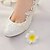 cheap Wedding Shoes-Women&#039;s Wedding Shoes Mesh Wedding Party &amp; Evening Solid Colored Rhinestone Sparkling Glitter Stiletto Heel Round Toe Slingback Lace PU White