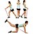 billige Pilates-KYLINSPORT Stræk- og modstandsbånd Naturgummi Topkarakter Styrketræning Kropshævninger Fysisk terapi Yoga Pilates Fitness Til Unisex Hjem Kontor