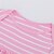 cheap Baby Girls&#039; Clothing Sets-Baby Girls&#039; Casual Daily Striped Short Sleeve Cotton Clothing Set Blushing Pink