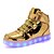 cheap Kids&#039; Sneakers-Boys&#039; / Girls&#039; Light Soles / LED Shoes PU Sneakers Toddler(9m-4ys) / Little Kids(4-7ys) / Big Kids(7years +) LED Pink / Gold / Silver Spring &amp;  Fall / Party &amp; Evening / TR