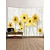 Χαμηλού Κόστους ταπετσαρία τοπίου-μεγάλη ταπετσαρία τοίχου καλλιτεχνική διακόσμηση κουβέρτα κουρτίνα τραπεζομάντιλο πικνίκ κρεμαστό σπίτι υπνοδωμάτιο σαλόνι κοιτώνας διακόσμηση νεκρή φύση ηλίανθος φυτό λουλούδι λουλούδι ξύλινη σανίδα