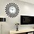 abordables Relojes de pared modernos/contemporáneos-Creativo moderno analógico negro gota de agua patrón de reloj de pared de hierro