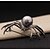 halpa Rintaneulat ja -korut-Rintaneulat Hämähäkit Animal Suuri Eurooppalainen Rintaneula Korut Valkoinen Harmaa Käyttötarkoitus Halloween Naamiaiset