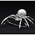 halpa Rintaneulat ja -korut-Rintaneulat Hämähäkit Animal Suuri Eurooppalainen Rintaneula Korut Valkoinen Harmaa Käyttötarkoitus Halloween Naamiaiset