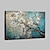 Недорогие Картины с цветочными мотивами-картина маслом ручная роспись стены искусства цветок цветущее дерево украшение дома декор свернутый холст без рамки нерастянутый