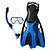 cheap Diving Masks, Snorkels &amp; Fins-SBART Snorkeling Set Diving Package - Diving Mask Diving Fins Snorkel - Dry Top Long Blade Swimming Diving Scuba Silicone  For  Adults