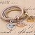 abordables Brazaletes-3pcs Mujer Pulseras charm Brazaletes Brazalete de Cuentas Corazón Moda Legierung Pulsera pulsera Arco Iris Para Fiesta Regalo