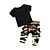 cheap Sets-Toddler Boys&#039; Clothing Set Short Sleeve Black Print Print Daily Sports Basic Regular