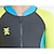 cheap Rash Guards-Dive&amp;Sail Boys Rash Guard Dive Skin Suit UPF50+ Quick Dry Long Sleeve Swimsuit Front Zip Swimming Diving Surfing Beach Patchwork Spring Summer Autumn