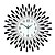 tanie Nowoczesne zegary ścienne-24-calowy nowoczesny żelazny zegar ścienny z kroplą wody
