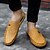 baratos Sapatilhas e Mocassins para Homem-Homens Sapatos Confortáveis Couro / Couro Ecológico Primavera / Verão Mocassins e Slip-Ons Branco / Preto / Amarelo