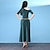 cheap Belly Dancewear-Belly Dance Dresses Women&#039;s Training Nylon Split Half Sleeve High Dress