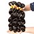 billige Hårforlengelse med naturlig farge-4 pakker Brasiliansk hår Bølget Ekte hår Hairextensions med menneskehår 8-28 tommers Naturlig Farge Hårvever med menneskehår Ekstensjon Hot Salg Hairextensions med menneskehår / 8A