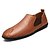 cheap Men&#039;s Slip-ons &amp; Loafers-Men&#039;s Cowhide Spring / Fall Light Soles Loafers &amp; Slip-Ons Yellow / Brown / Black / Office &amp; Career