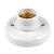 billige Lampesokler og kontakter-6stk E26 / E27 Pære tilbehør Plast Lyspære socket Hvid