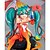 billige Anime actionfigurer-Anime Action Figurer Inspirert av Vokaloid Snø Miku 2018 PVC CM Modell Leker Dukke Herre Dame