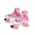 cheap Rollers-All Roller Skates Adults&#039; Lightweight Black, Blushing Pink Outdoor Exercise