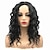 cheap Synthetic Trendy Wigs-Synthetic Wig Curly Middle Part Wig Long Black / Blonde Synthetic Hair Women&#039;s African American Wig For Black Women Black StrongBeauty