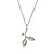 cheap Necklaces-Women&#039;s Pendant Necklace Leaf Ladies Simple Sweet Fashion Gemstone S925 Sterling Silver Light Green 44.5 cm Necklace Jewelry For Gift Daily