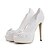 olcso Esküvői cipők-Női Esküvői cipők Talp Köröm Strasszkő Csipke Hátsó pántos Tavasz / Nyár Fehér