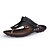 preiswerte Herrensandalen-Herren Sandalen Komfort Schuhe Slingback-Sandalen Sportlich Alltag Outdoor Leder Nappaleder Weiß Schwarz Herbst Sommer