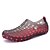 preiswerte Damensandalen-Damen Sandalen Outdoor Sommer Flacher Absatz Komfort PU Schwarz Rot Blau