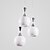 cheap Cluster Design-3-Light LED Pendant Light Metal Ceramic Cluster Others Modern Contemporary 110-120V 220-240V