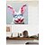 billige Abstrakte malerier-Hang malte oljemaleri Håndmalte - Abstrakt Moderne Inkluder indre ramme / Stretched Canvas