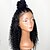 cheap Human Hair Wigs-Human Hair Unprocessed Human Hair Lace Front Wig Middle Part Side Part style Brazilian Hair Curly Natural Wig 130% Density with Baby Hair Natural Hairline For Black Women 100% Hand Tied Bleached Knots