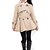 cheap Outerwear-Kids Girls&#039; Trench Coat Long Sleeve Pink Khaki Solid Colored Fall Spring Streetwear School