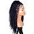 tanie Peruki z ludzkich włosów-Włosy naturalne Nieprzetworzone włosy naturalne Siateczka z przodu Peruka Przedziałek na środku Część boczna styl Włosy brazylijskie Curly Natutalne Peruka 130% Gęstość włosów z Baby Hair Naturalna