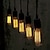 abordables Ampoules incandescentes-6pcs 40w edison vintage ampoule à incandescence dimmable e26 e27 st64 candélabre filament ambre blanc chaud pour luminaire 220v 110v