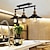 Недорогие Встраиваемые и полунавесные крепления-Винтажный потолочный светильник в стиле лофт с 3 лампами, скрытый монтаж, регулируемое направление света, металлическое зеркало с 3 головками, стеклянная гостиная, столовая