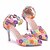 cheap Women&#039;s Heels-Women&#039;s Wedding Shoes Wedding Heels Buckle Stiletto Heel Pointed Toe Comfort Novelty Wedding Party &amp; Evening PU Fall Spring Floral Rainbow