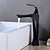 billige Armaturer til badeværelset-Håndvasken vandhane - Udbredt Olie-gnedet Bronze Centersat Enkelt håndtag Et HulBath Taps