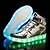 ieftine Adidași Bărbați-Bărbați / Unisex Lumina pantofilor Vară / Toamnă LED Casual În aer liber Adidași PU Alb / Negru / Auriu / EU40