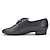olcso Báli cipők és modern tánccipők-Férfi Modern cipők / Báli Nappa Leather Fűzős Magassarkúk Csat Lapos Személyre szabható Dance Shoes Fekete / Gyakorlat