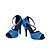 abordables Chaussures de danses latines-Femme Chaussures de danse Chaussures Latines Basket Détail Cristal Mince haut talon Noir / Violet / Bleu / Satin / Entraînement / EU40