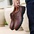 tanie Oksfordki męskie-Męskie Komfortowe buty Skóra bydlęca Jesień Oksfordki Brązowy / Czarny / Na zewnątrz