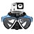 levne Potápěčské masky, šnorchny a ploutve-Maska na šnorchlování / Brýle na plavání Proti zamlžování, Děti a dospívající, Mládí Dva-Window - Plavání, Potápění Silikonová pryž, Tvrzené sklo, PC - pro Dospělí Bílá / Fuchsiová / Nebeská modř